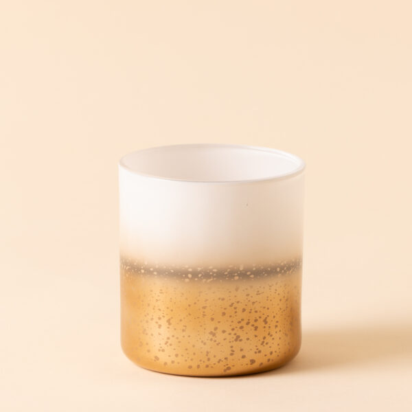 Large Vogue - white and gold- 390ml