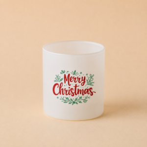 Urban XS - Matte Cream White - Merry Christmas Red & Green