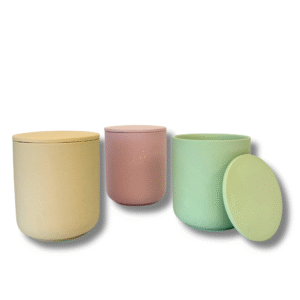 Ceramic with Lid - Pastel Harmony