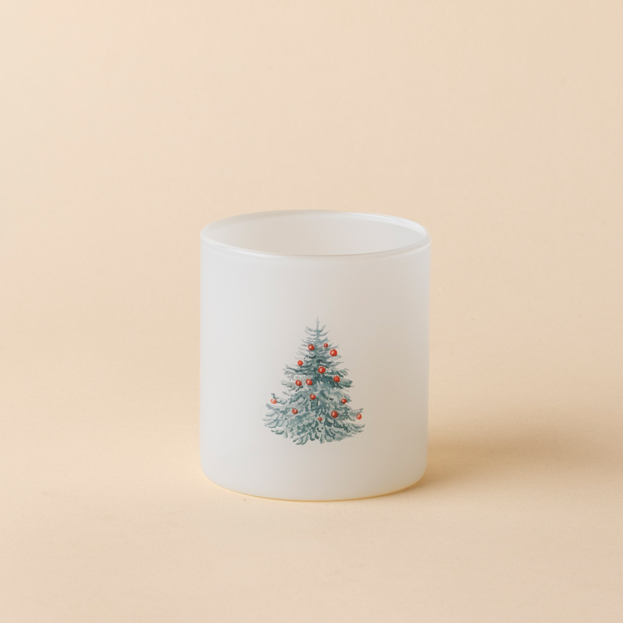 Urban XS Blanco crema brillante - Árbol de Navidad feliz