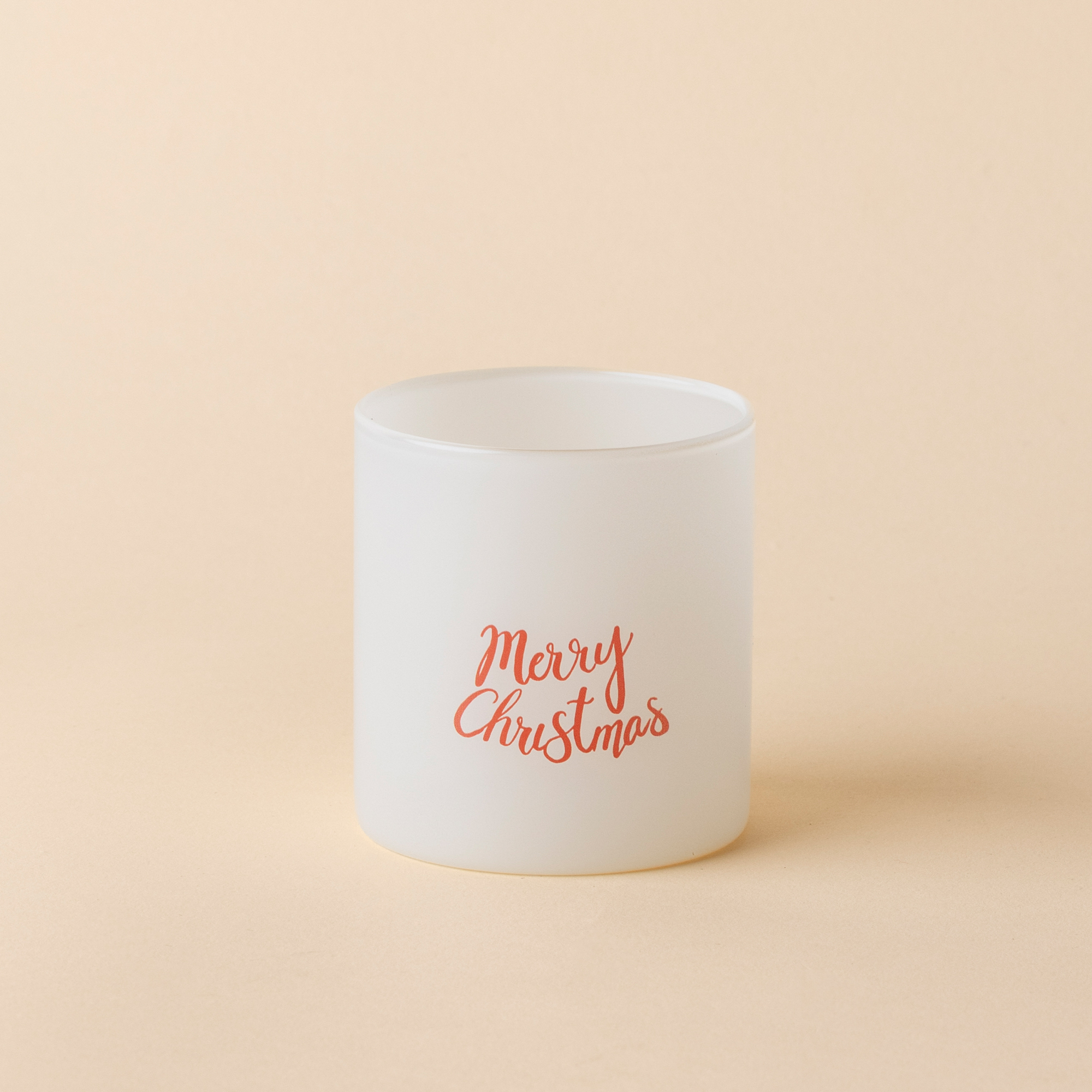 Urban XS - Blanco crema brillante - Rojo «Feliz Navidad»