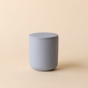 Keramiek met deksel - Smokey Grey